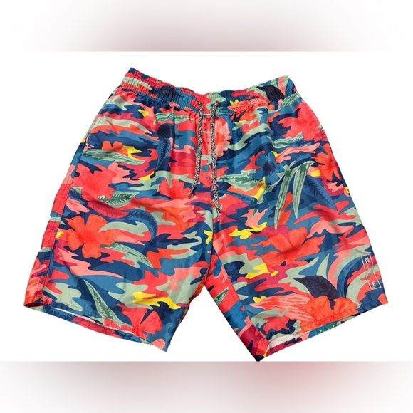 Neff Thunder Tropic Hot Tub Boardshorts Multicolored Floral Camo Size Large - Picture 1 of 10